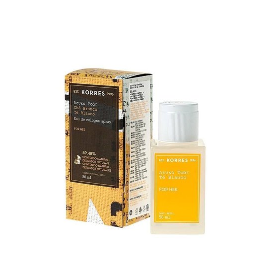 Eau de Cologne Feminina Korres Chá Branco 50ml - Incolor