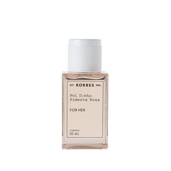 Eau de Cologne Feminina Korres Pimenta Rosa 50ml - Incolor