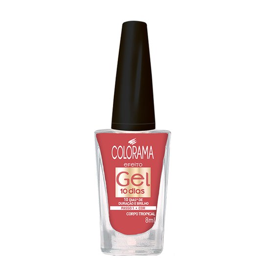Esmalte Colorama Efeito Gel Corpo Tropical 8ml - Incolor