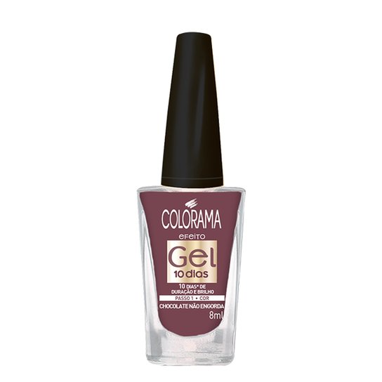 Esmalte Cremoso Colorama Gel Chocolate Não Engorda - Incolor
