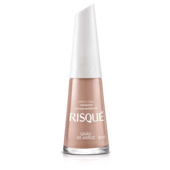 Esmalte Cremoso Risqué Grão de Arroz 8 ml - Incolor