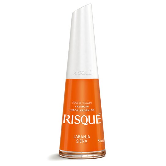 Esmalte Cremoso Risqué Laranja 8 ml - Incolor