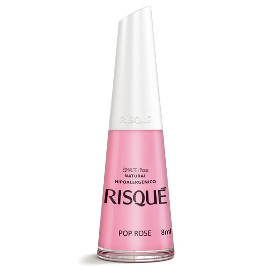 Esmalte Natural Risqué Pop Rose 8ml - Incolor