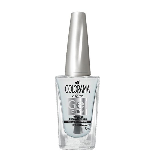 Esmalte Top Coat Colorama Gel - Incolor