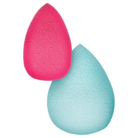 Esponjas para Maquiagem Micro e Mini Belliz Makeup 360° - Verde+Rosa