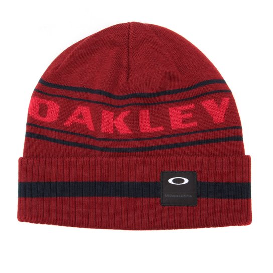 Gorro Oakley Rockgarden Cuff Beanie Masculino - Vermelho