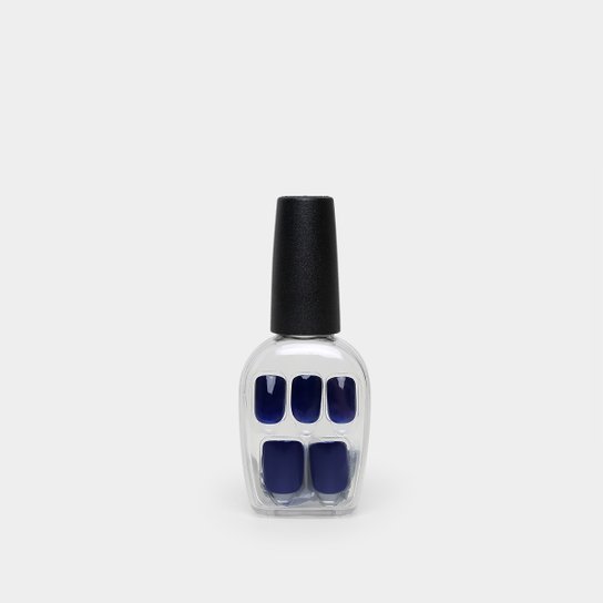 imPRESS Unhas Postiças Autocolante Curto cor Ocean - Incolor