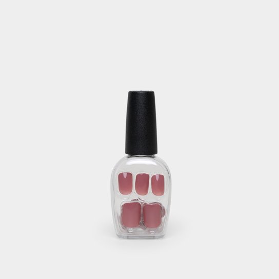 imPRESS Unhas Postiças Autocolante Curto cor Summer Nude - Incolor