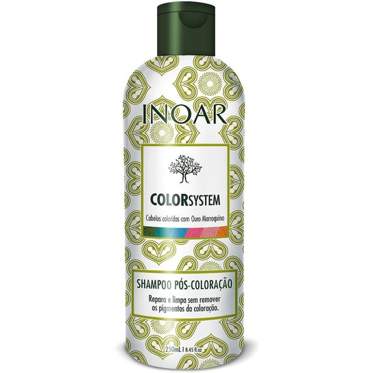 Inoar Shampoo Color System Manutenção 250ml - Incolor