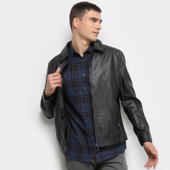 Jaqueta Broken Rules Gola Masculina - Preto