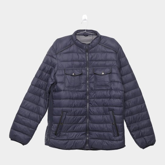 Jaqueta Sea Surf Puffer Nylon Plus Size Masculina - Marinho