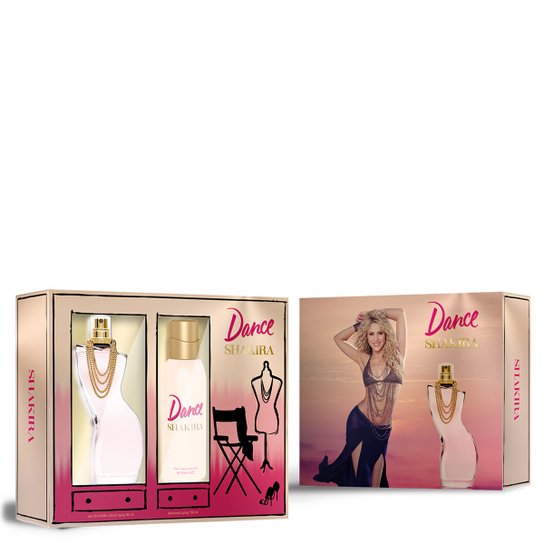 Kit Perfume Dance Feminino Shakira Eau de Toilette 80ml + Desodorante 150ml - Incolor