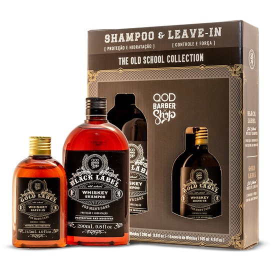 Kit QOD Barber Shop Whiskey - Incolor