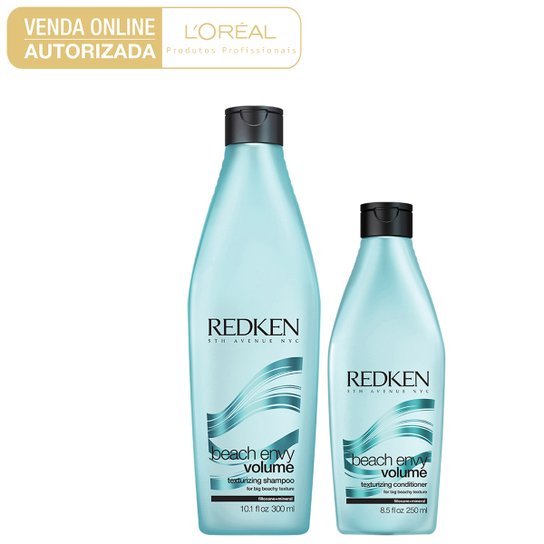 Kit Redken Shampoo Beach Envy 300ml + Condicionador Beach Envy 250ml - Incolor