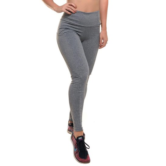 Legging Com Proteção Solar Sandy Fitness Train - Feminino - Mescla