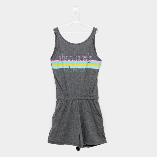 Macaquinho Infantil Kamylus Regata Dreamer Feminino - Mescla