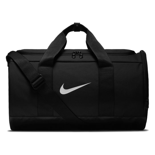 Mala Nike Team Duff - 27 Litros - Preto+Branco