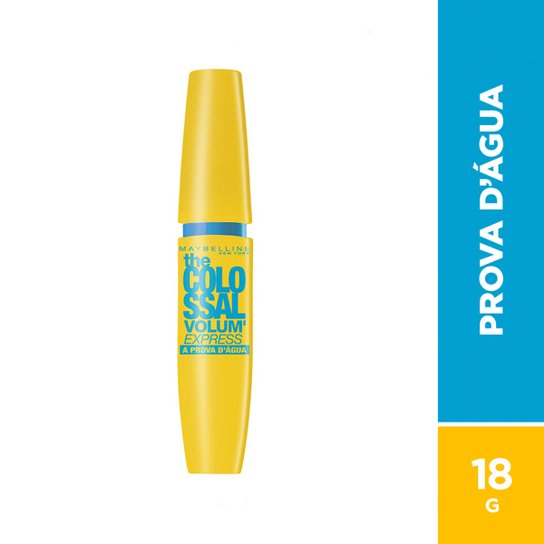 Máscara de Cílios Maybelline The Colossal À Prova D'Água - Preto