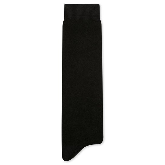 Meia 3/4 Lisa Feminina - Preto