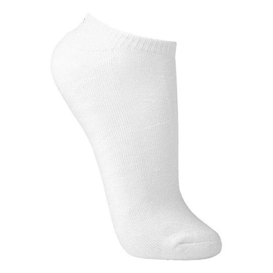 Meia Lupo Cano Curto Sport - Branco+Preto