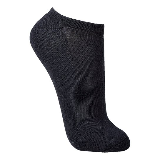 Meia Lupo Cano Curto Sport - Preto+Cinza