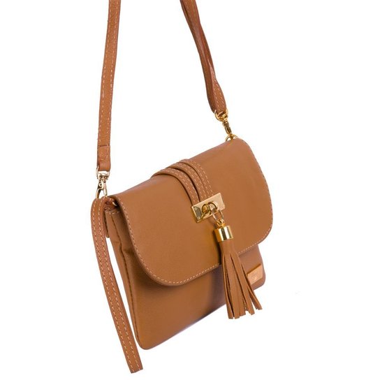 Mini Bolsa Com Alça - Marina Morena - Caramelo