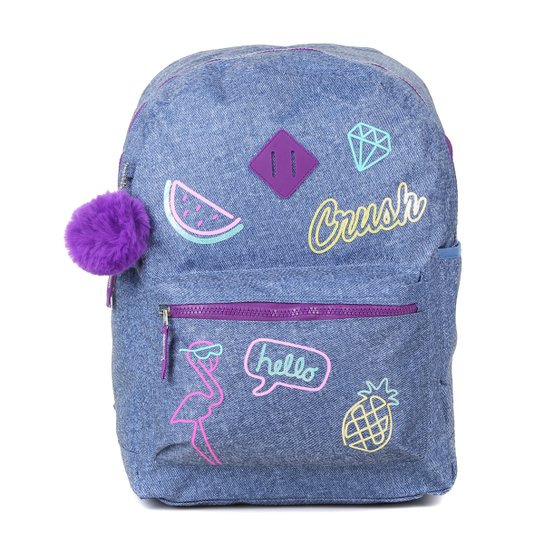 Mochila Clio Patches - Roxo
