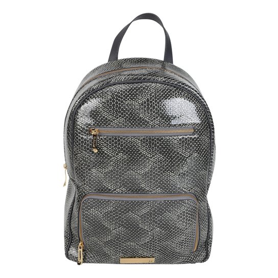 Mochila Couro Jorge Bischoff Cobra Feminina - Cobra