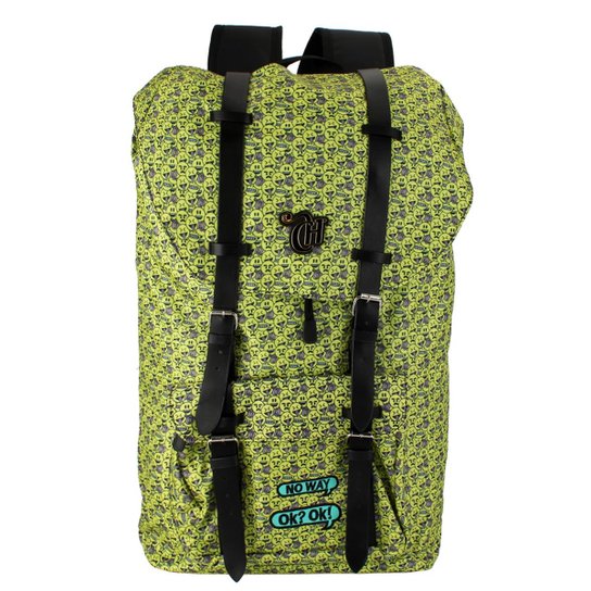 Mochila DMW Juvenil Emoctions Fe - Amarelo