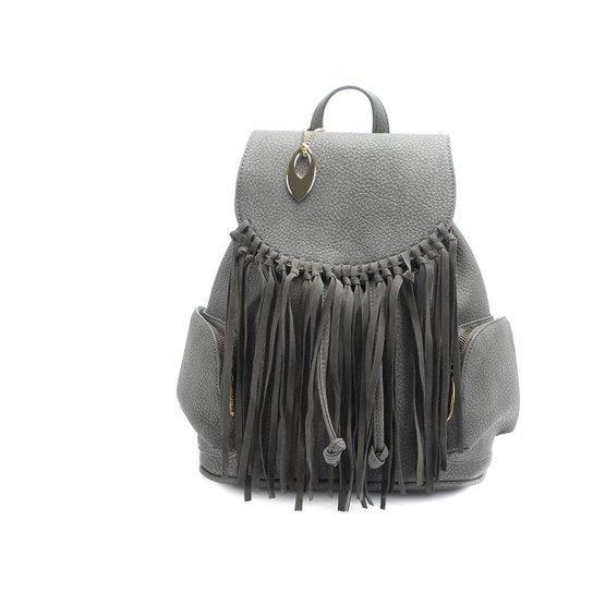 Mochila Franjas Mormaii Feminina - Cinza