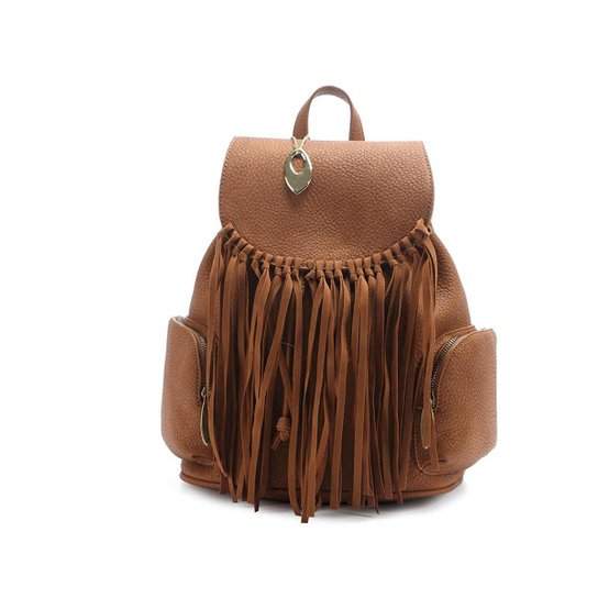 Mochila Franjas Mormaii Feminina - Caramelo