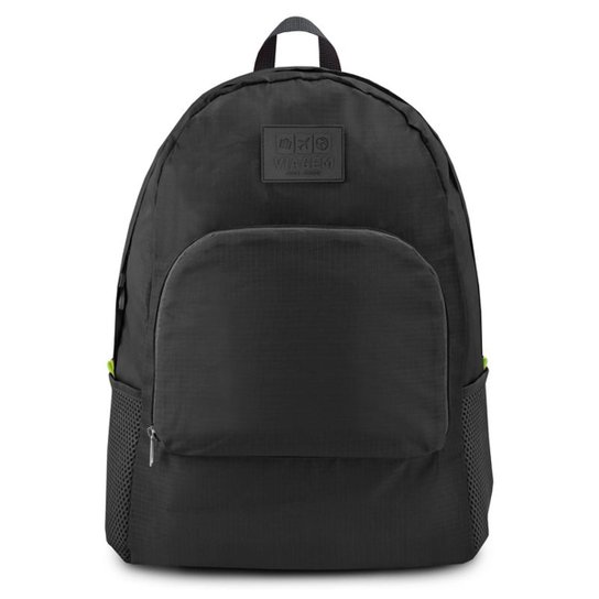 Mochila Jacki Design Dobrável - Preto