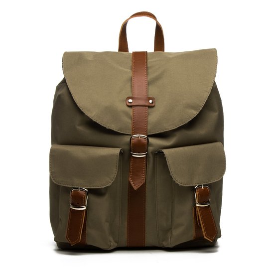 Mochila Key Design - LOLLA - KHAIK - Marrom