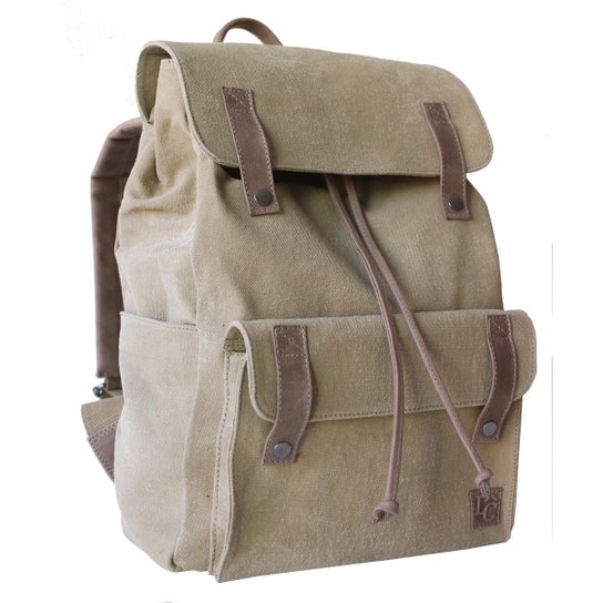 Mochila Laceê Clean - Bege+Marrom