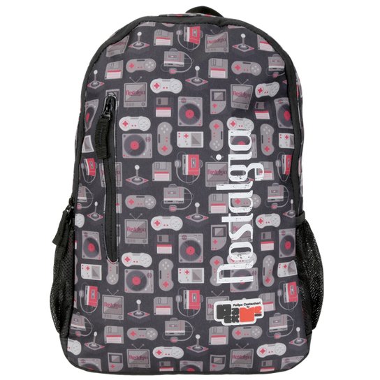 Mochila PCF Global Felipe Castanhari By Pack Me Infantil - Preto