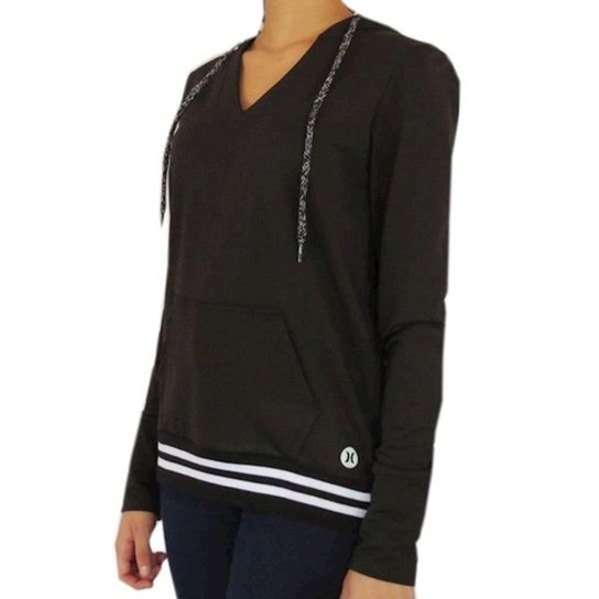 Moletom Dri Fit Hurley Feminino - Preto