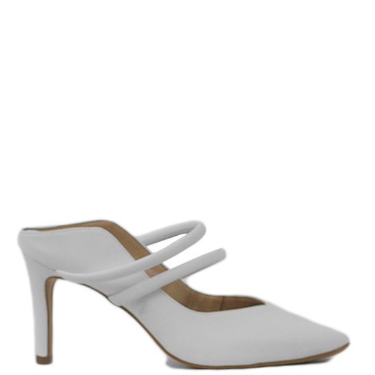 Mule Liszy Tiras Feminino - Branco