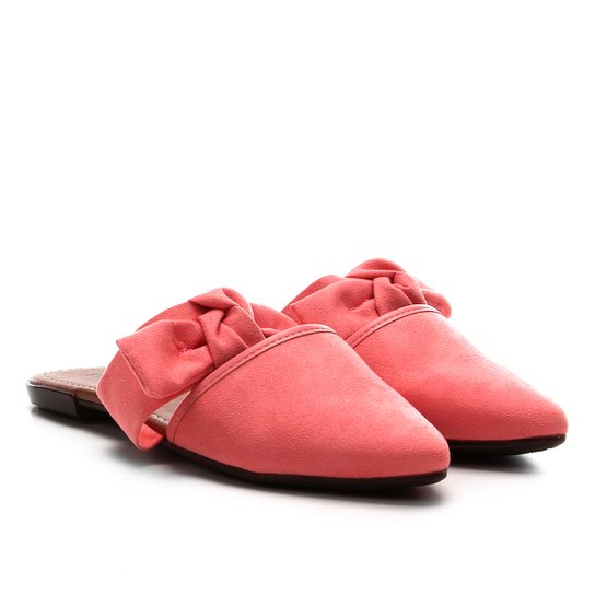 Mule Moleca Laço - Coral