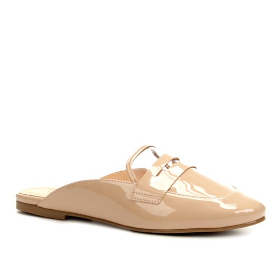 Mule Shoestock Vinil - Bege
