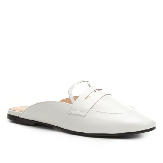 Mule Shoestock Vinil - Branco