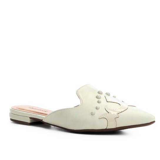 Mule Shoestock Western - Off White
