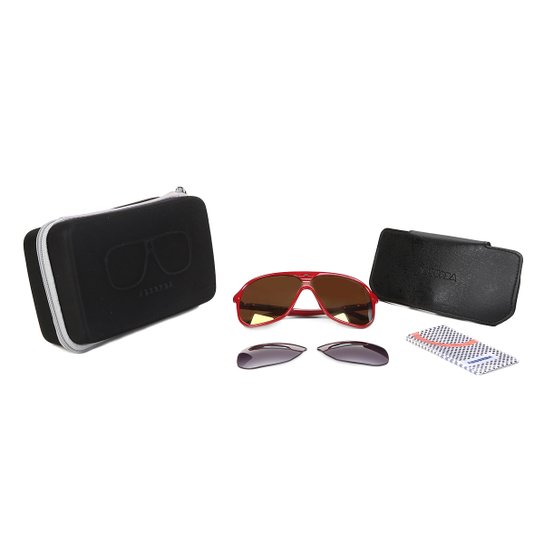 Óculos Absurda Liberdade P.E-205213018 Feminino - Vermelho