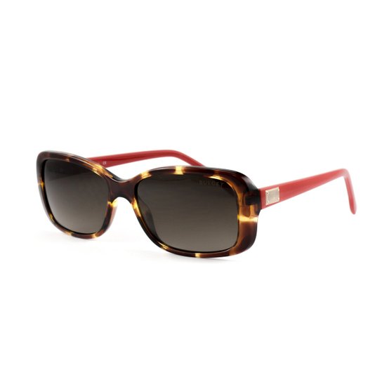 Óculos Bulget De Sol - Marrom+Vermelho