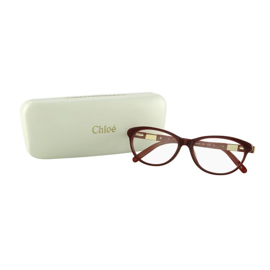 Óculos de Grau Chloé Casual - Vermelho