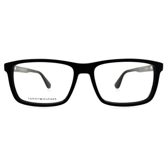 Óculos de Grau Tommy Hilfiger TH Masculino - Preto