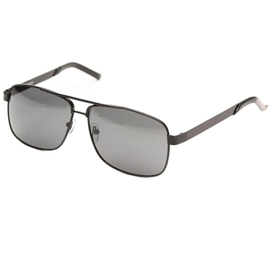 Óculos de Sol Thomaston Aviador Polarizado - Preto+Marrom