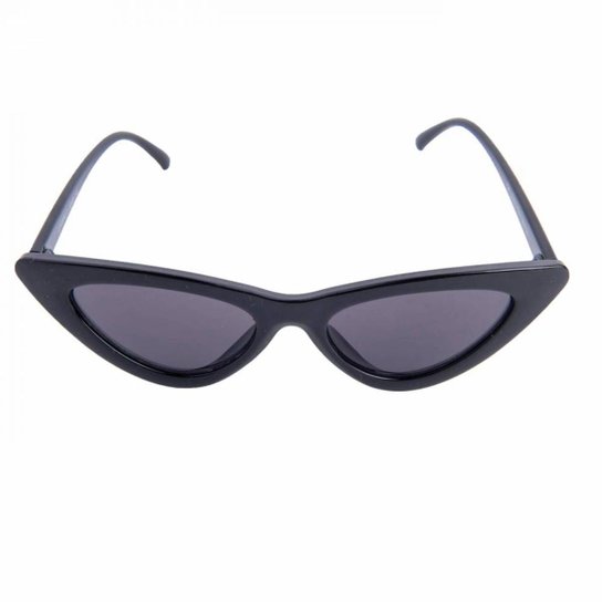 Óculos Marielas Gateado Feminino - Preto