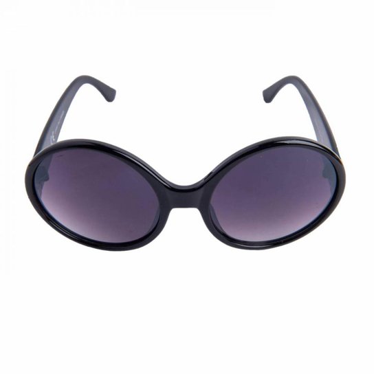 Óculos Marielas Redondo Feminino - Preto