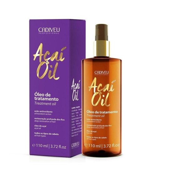 Óleo de Tratamento Cadiveu Açaí Oil 110ml - Incolor
