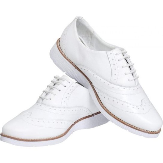 Oxfords DuduDias10 Feminina - Branco